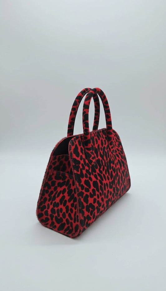 Red Animal Print Pony